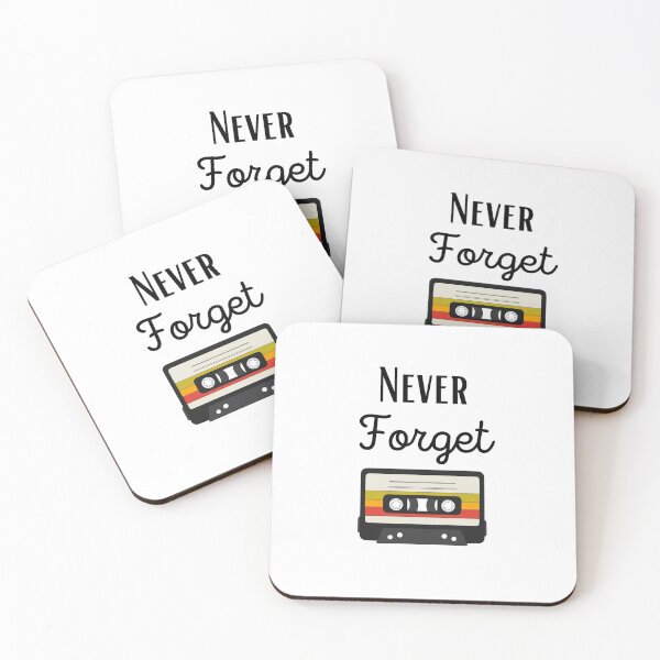 Item preview,  Never Forget Retro Vintage Cassette Tape designed and sold by CreativeMansion.