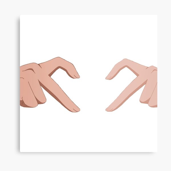 Wandbilder Heart Finger Redbubble