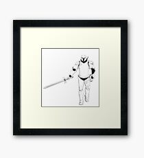 Animated Armour Framed Print