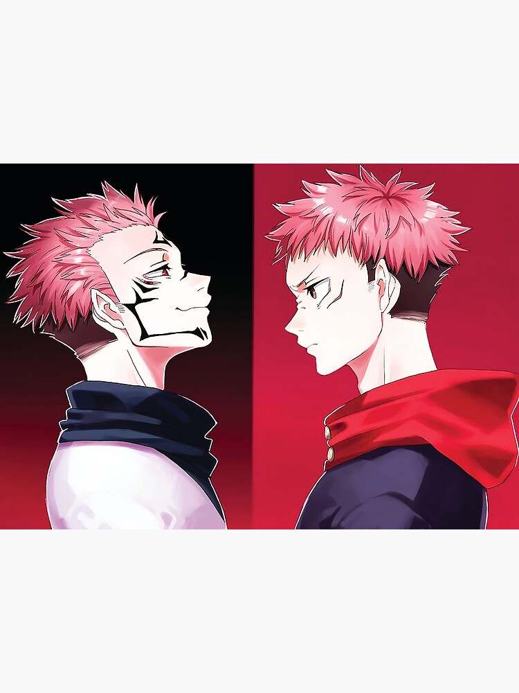 "Sukuna vs Itadori Horizontal Fan Art, Jujutsu Kaisen Fan Art Poster