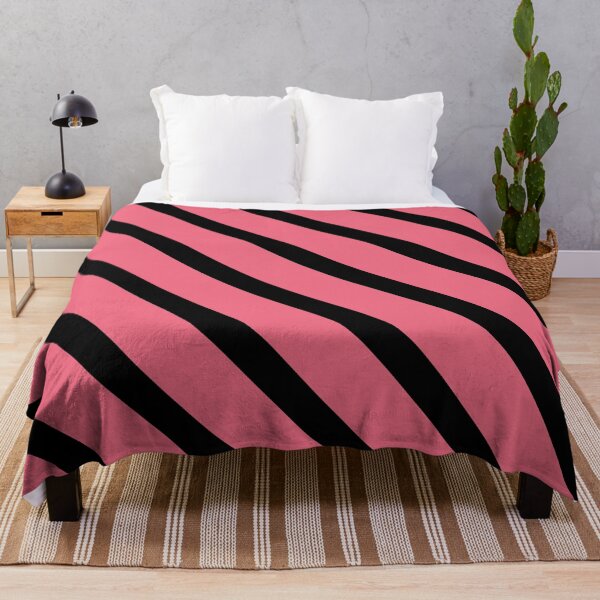 Item preview, Black stripes on Coral red designed and sold by Pavnud.