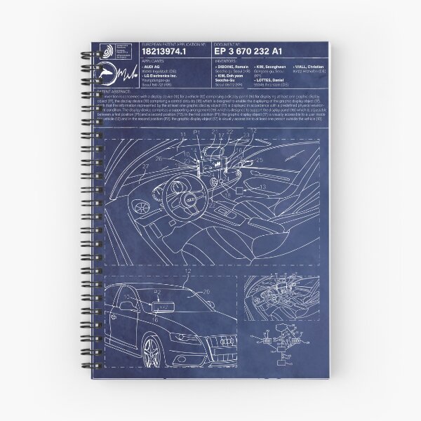 Item preview, Car Display Device Patent Blueprint designed and sold by T44BluePrints.