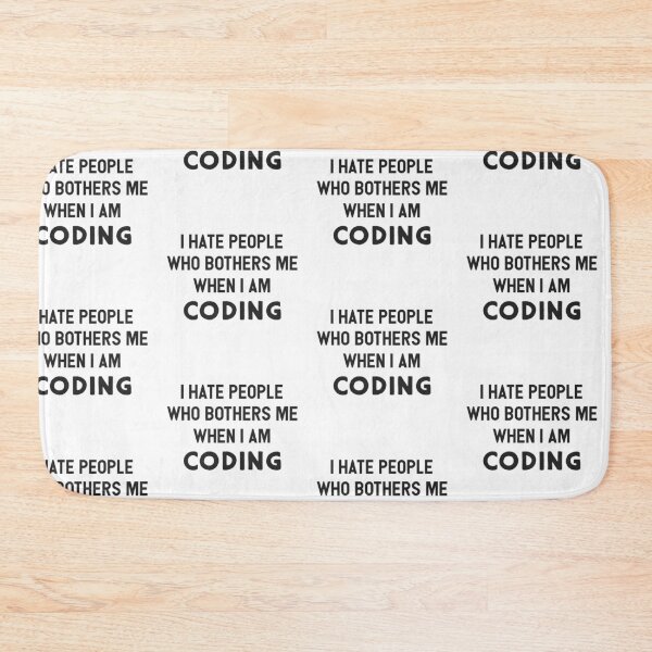 Item preview, I hate people who bothers me when I am coding. designed and sold by Westorm.