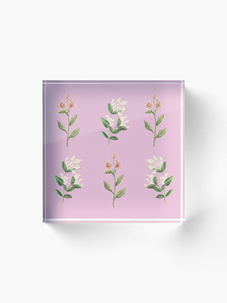 Thumbnail 1 of 5, Acrylic Block, Flower pattern designed and sold by Jnwodo.