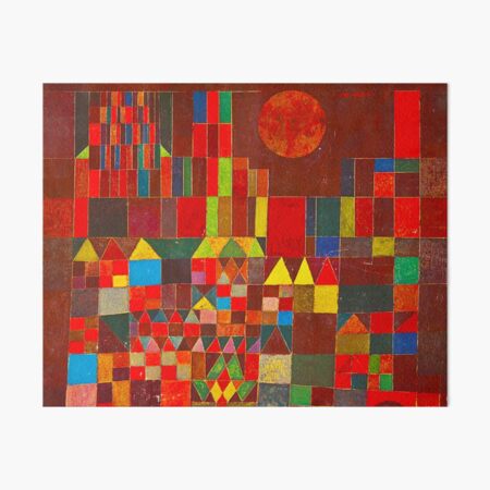 Vista previa del artículo con la obra «PAUL KLEE Castillo y sol Original HD Art Print Paul Klee Popular Original alta definición», diseñado y vendido por gologodesigns.