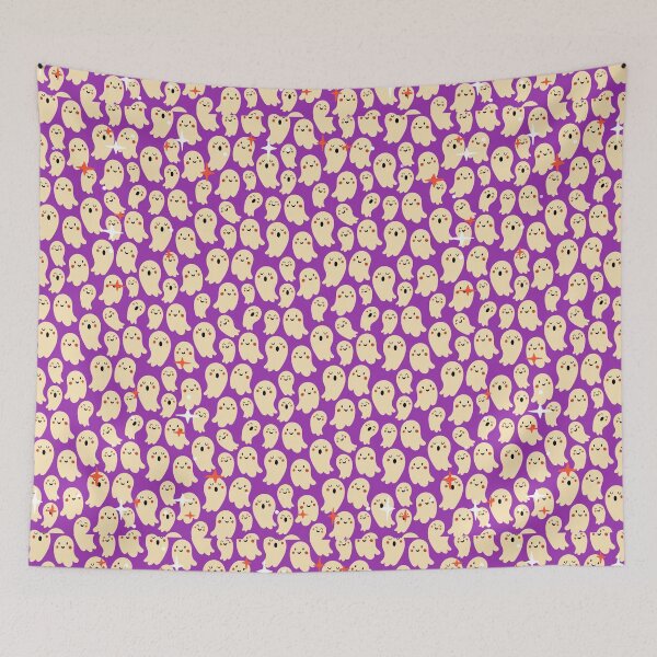 Item preview, Cute Violet Ghosts Patterns | Halloween Boo Ghost |  designed and sold by JooArtPrints  ★★★★★.