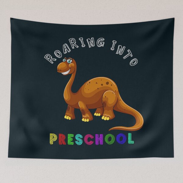 Item preview, Roaring Into Preschool Cute Dark Orange Dinosaur designed and sold by Olhado.