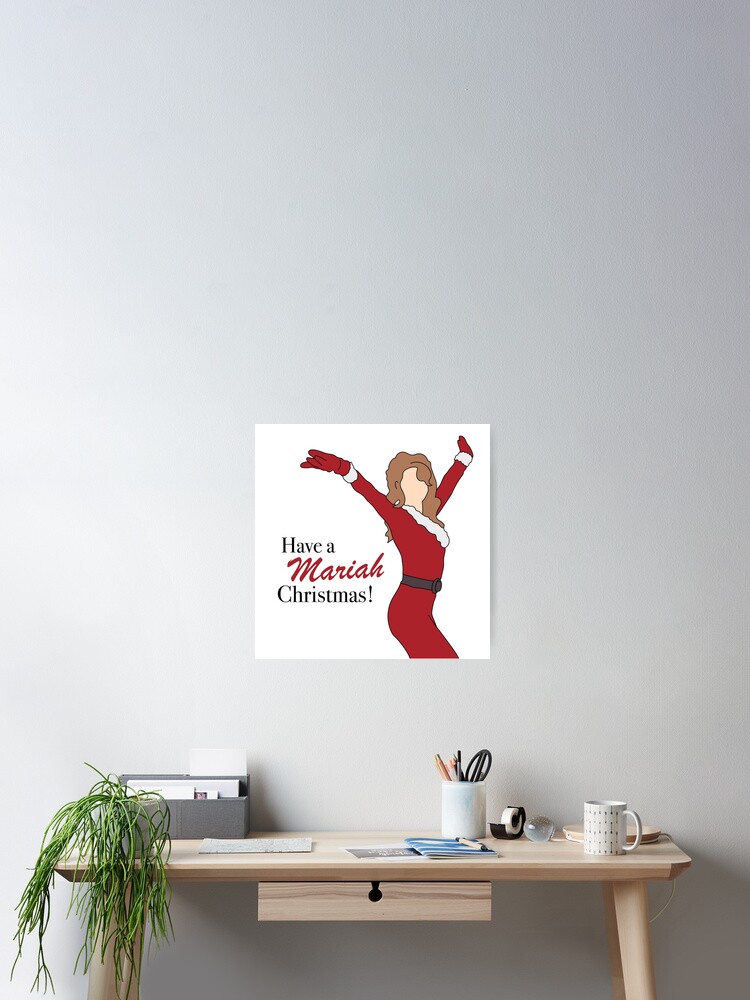 Poster for Sale avec l'œuvre « Passez un Noël Mariah » de l
