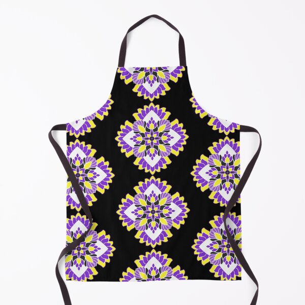 Item preview, Gender Nonbinary Pride Lily Lotus Mandala designed and sold by Siren-Cedes.