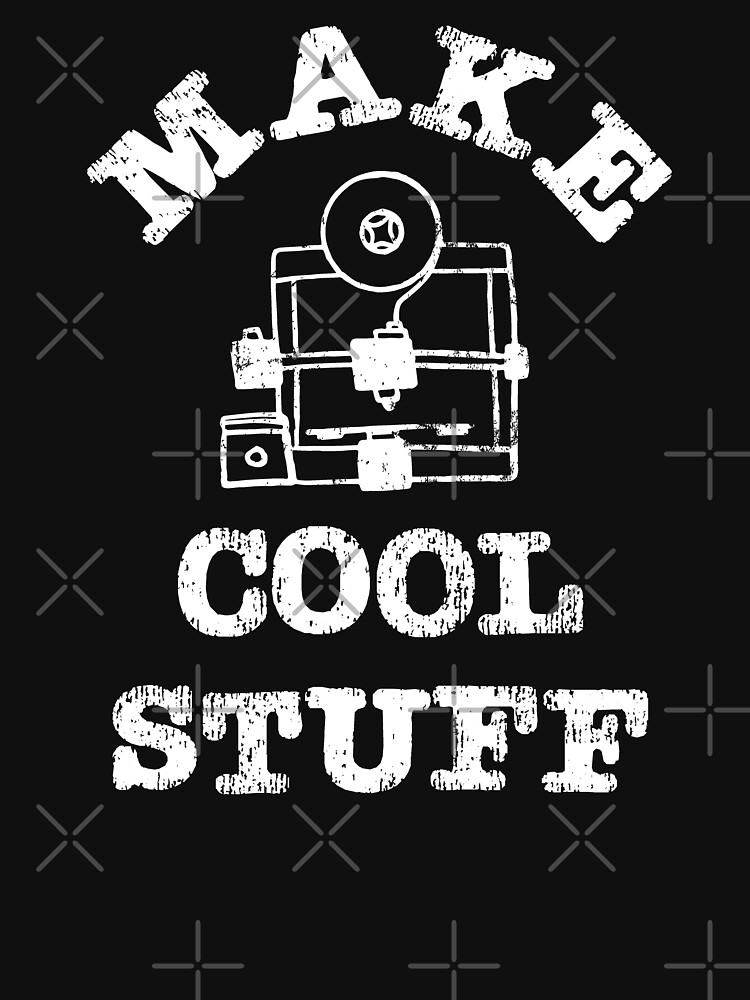 3D Printer Make Cool Stuff Graphic Sticker for Sale by Huhnerdieb
