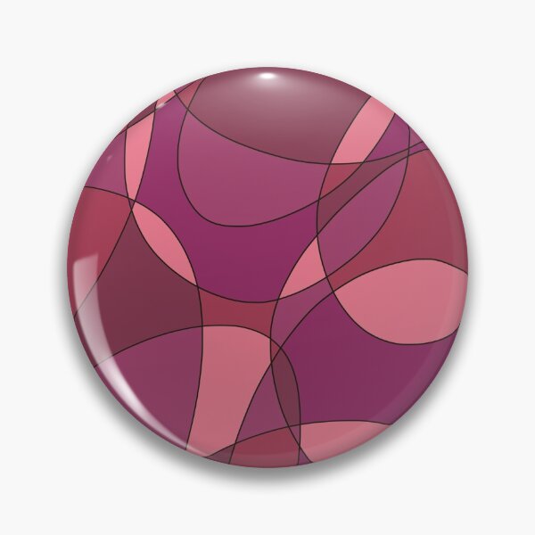 Item preview, Cranberry Berry Fuchsia Purple Abstract Art Geometric Print Painting designed and sold by hopecope.