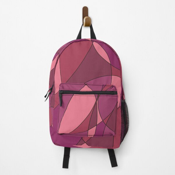 Item preview, Cranberry Berry Fuchsia Purple Abstract Art Geometric Print Painting designed and sold by hopecope.