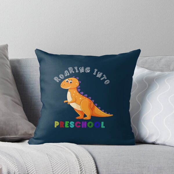 Item preview, Roaring Into Preschool Cute Orange Dinosaur with a spiky tail designed and sold by Olhado.