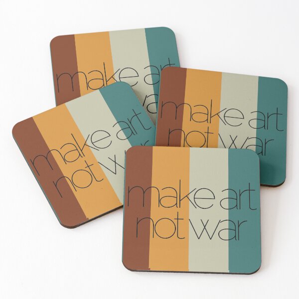 Item preview, Make art not war - thin designed and sold by annaguerrawords.