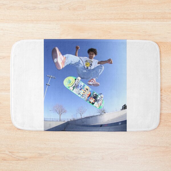 Item preview, A Cool Teenage Skater Doing Awesome Skateboard Trick designed and sold by AidenChen.