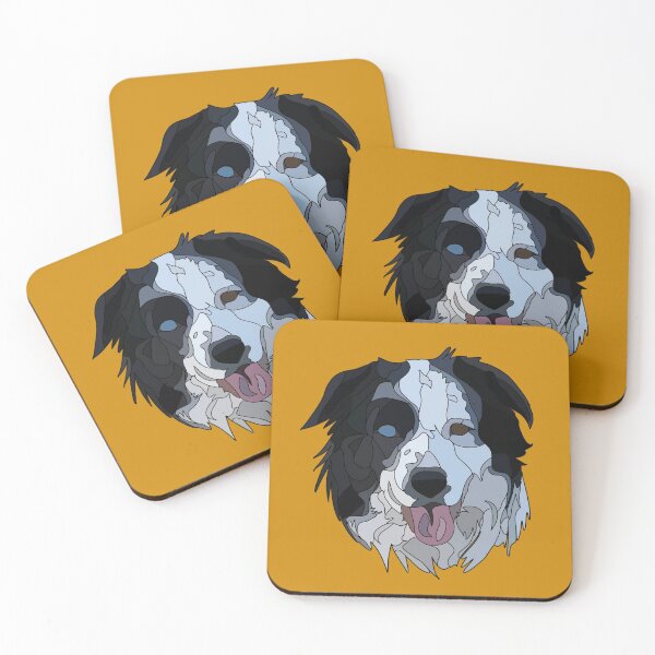 Item preview, Mosaic Border Collie designed and sold by Hallamalla.
