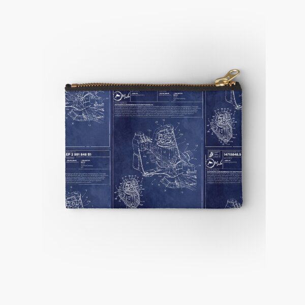 Item preview, Engine Support Arrangement Patent Blueprint designed and sold by T44BluePrints.
