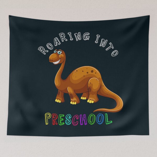 Item preview, Roaring Into Preschool Cute Dark Orange Dinosaur designed and sold by Olhado.