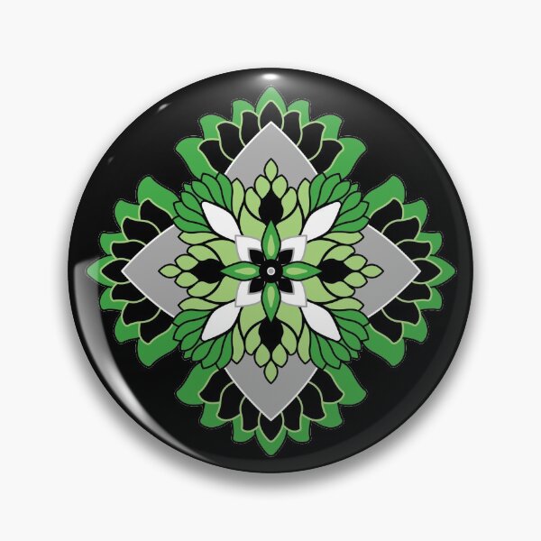 Item preview, Aromantic Pride Lily Lotus Mandala designed and sold by Siren-Cedes.