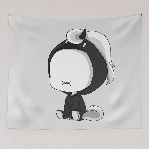 Item preview, creepypasta unicorn (offenderman) designed and sold by EveryCuteThings.