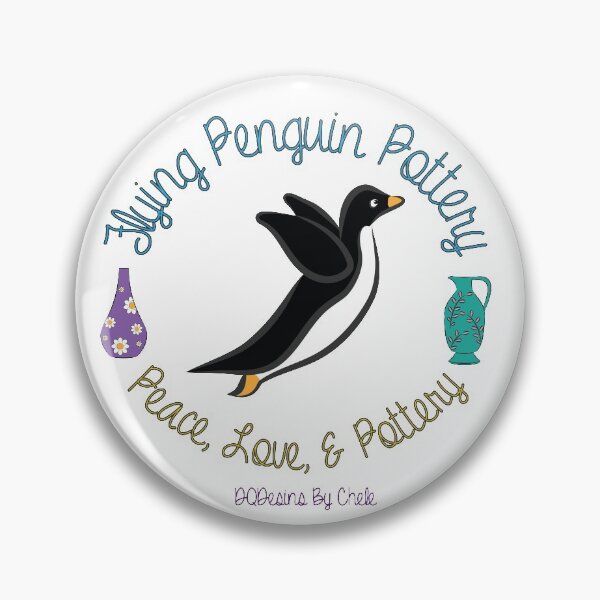 Item preview, Flying Penguin Pottery designed and sold by Chele Martines.