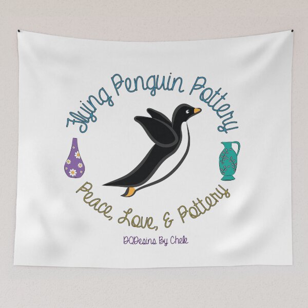 Item preview, Flying Penguin Pottery designed and sold by Chele Martines.