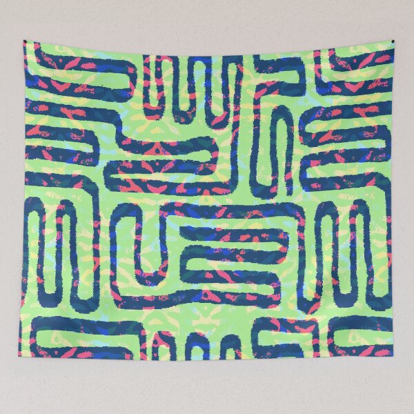 Item preview, Funky Tribal Lines Pattern designed and sold by Michelebuttons.