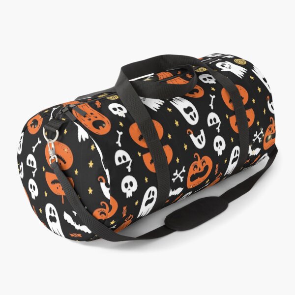 Item preview, Cute Ghosts Pumpkins Candies Bats Bones Skeletons Halloween Patterns  designed and sold by JooArtPrints  ★★★★★.