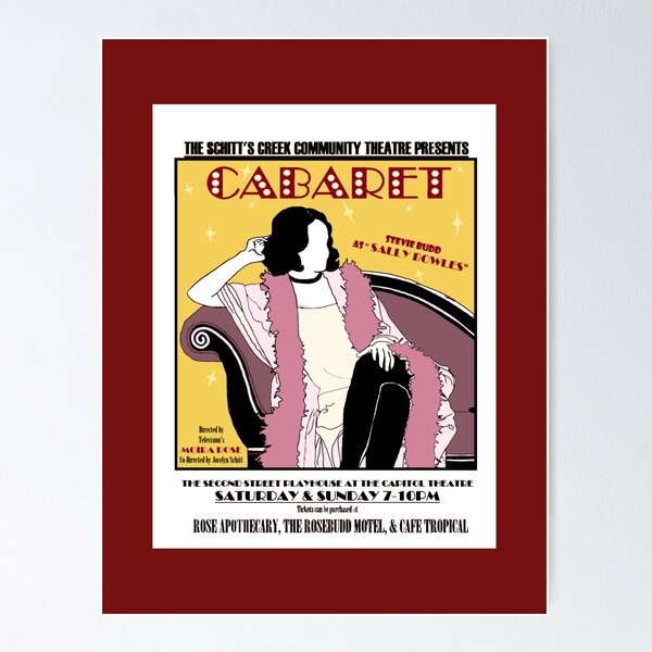 Item preview, Schitt's Creek Cabaret designed and sold by Beaglebees.