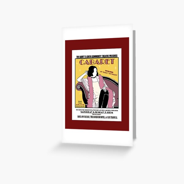 Item preview, Schitt's Creek Cabaret designed and sold by Beaglebees.