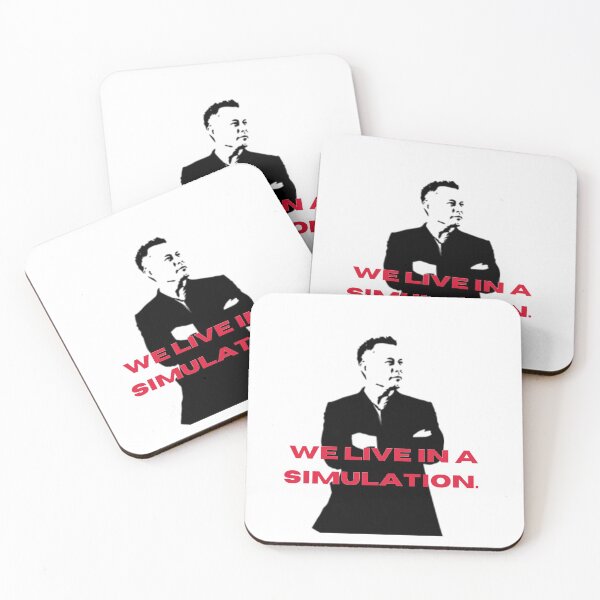 Item preview, We Live in a Simulation Elon in Simple Text Gear! designed and sold by UncleFizziwigs.