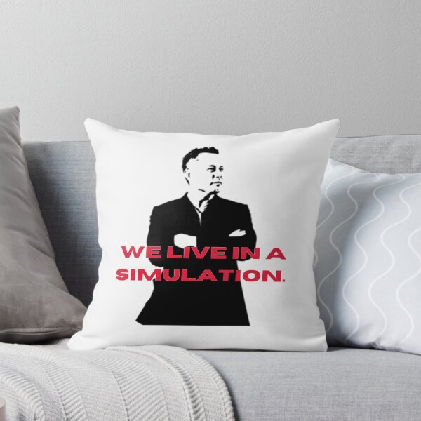 Item preview, We Live in a Simulation Elon in Simple Text Gear! designed and sold by UncleFizziwigs.