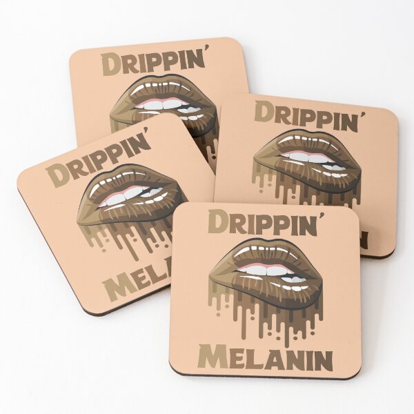 Item preview, Melanin Drippin Sexy Lips designed and sold by S Cube Design.