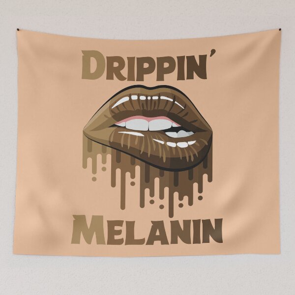 Item preview, Melanin Drippin Sexy Lips designed and sold by S Cube Design.