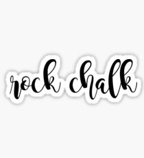 rock chalk Sticker