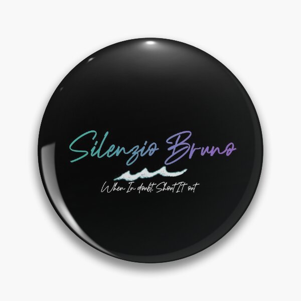 Item preview, silenzio bruno - quote from Luca funny designed and sold by kavanagh515h.