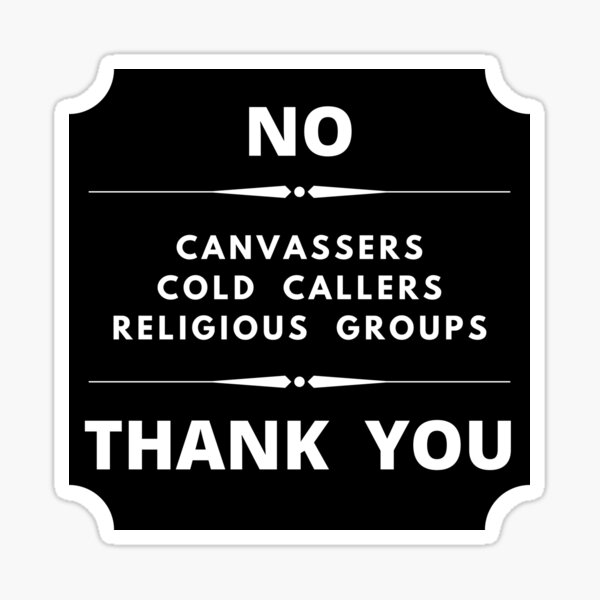 No Cold Callers Plaque / Sign / Gift No Junk Mail Door Home House Letter 289 No Cold Callers Plaque / Sign / Gift No Junk Mail Door Home House Letter 289