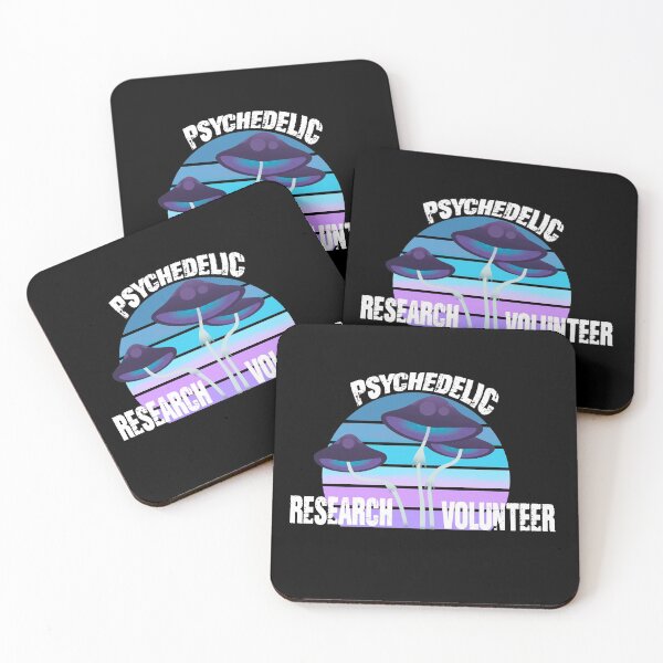 Item preview, Psychedelic research volunteer- Retro psychedelic mushrooms designed and sold by Designs Of all kinds.