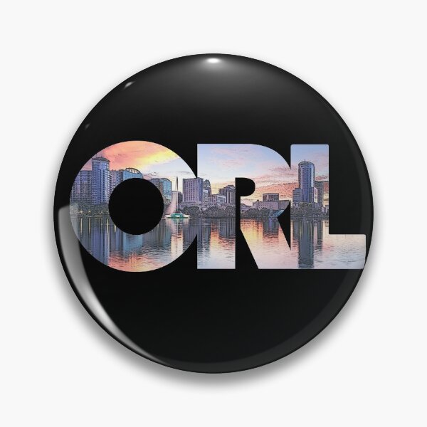 Item preview, Orlando, Florida ORL Sunset Cityscape designed and sold by CrabbyLobster.