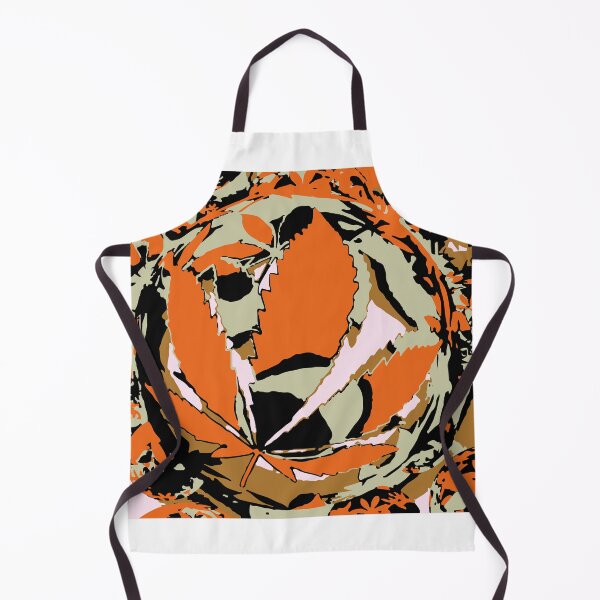 Aperçu de l'œuvre CANNABIS ORANGE SAVOR ABSTRACT DESIGN créée et vendue par WeedHighLife.