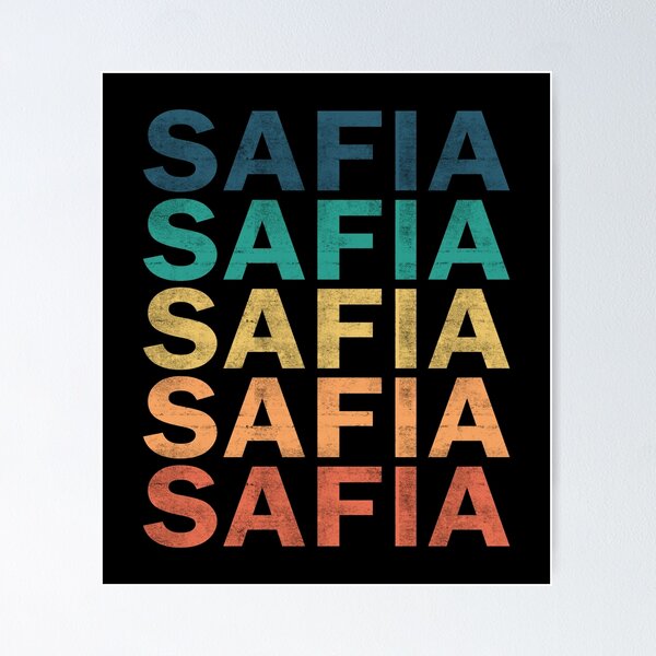 Item preview, Safia Name T Shirt - Safia Vintage Retro Safia Name Gift Item Tee designed and sold by chencktwan.