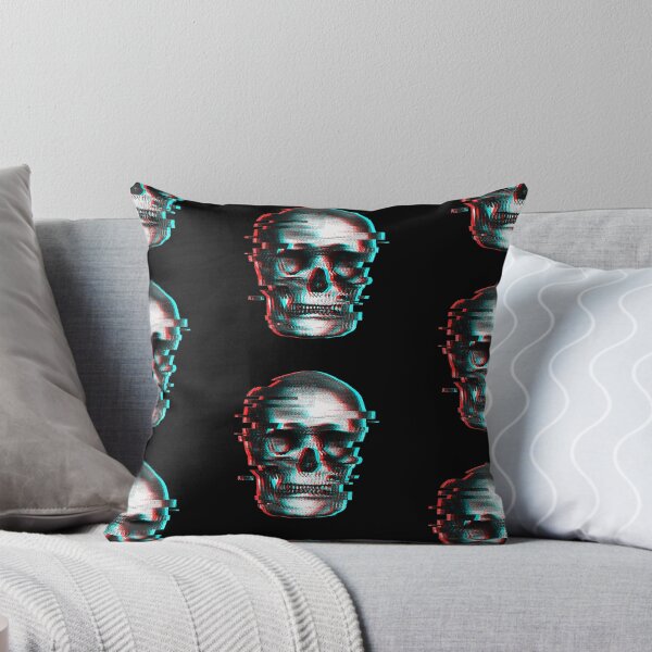 Item preview, Skull with glitch effect  designed and sold by BeeMeCreative.