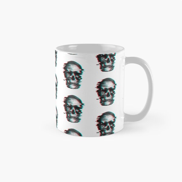Item preview, Skull with glitch effect  designed and sold by BeeMeCreative.