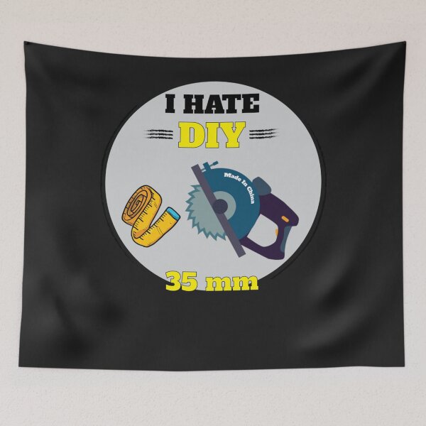 Item preview, I Hate DIY Shirt - I Hate DIY tshirt - I Hate DIY tee - I Hate DIY - I hate DIY - I designed and sold by SoniaSoto.