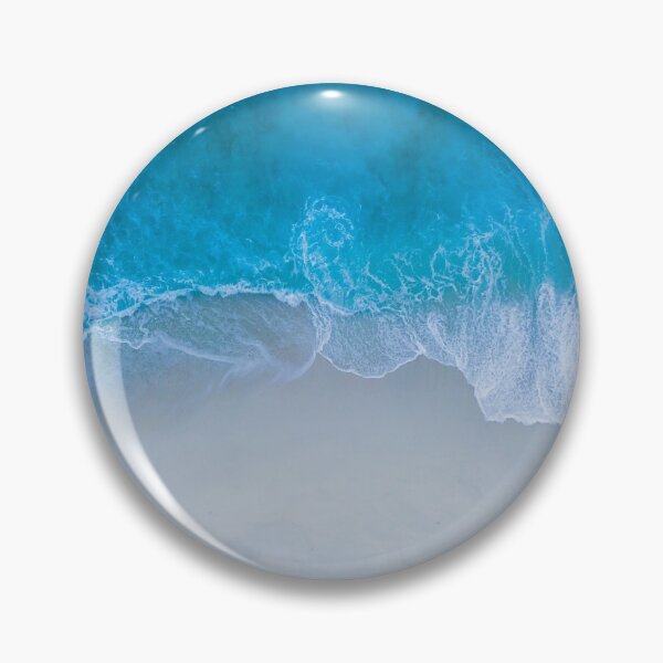 Item preview, Ocean Blue Shore Waves designed and sold by sbrstore.