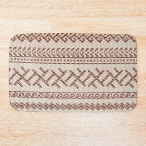 Item preview, Brown Rectangular Bohemian pattern designed and sold by Adrianach1.