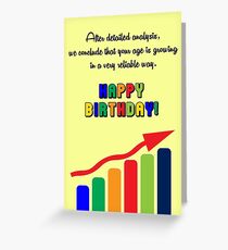 Happy Birthday - Graph Greeting Card