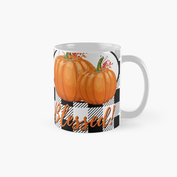Item preview, Buffalo Check Pumpkins Fall Decor- Blessed designed and sold by Designs By YL.