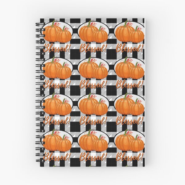 Item preview, Buffalo Check Pumpkins Fall Decor- Blessed designed and sold by Designs By YL.