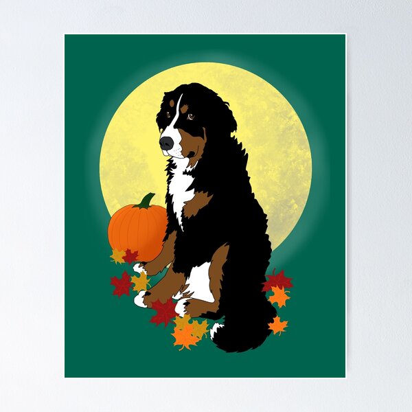 Item preview, Moon Autumn Bernese Mountain Dog  designed and sold by KantstandyaC.